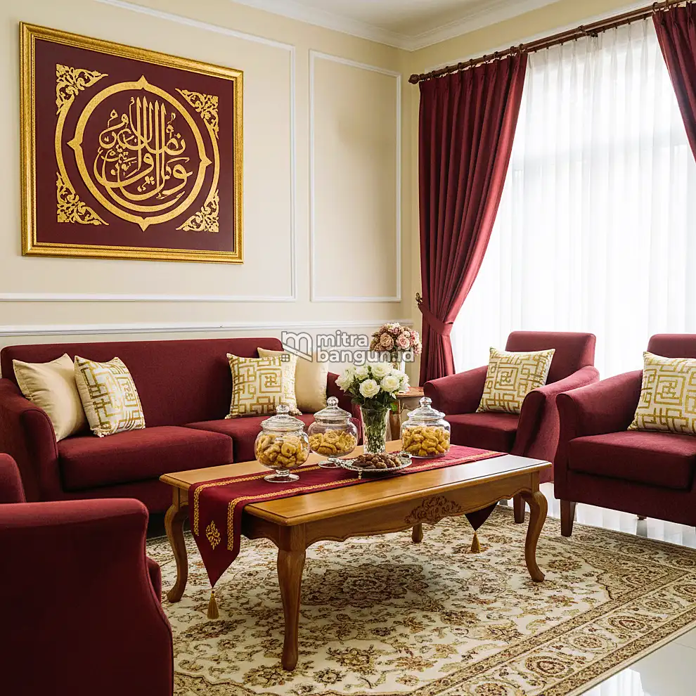 Tambahkan interior kaligrafi
