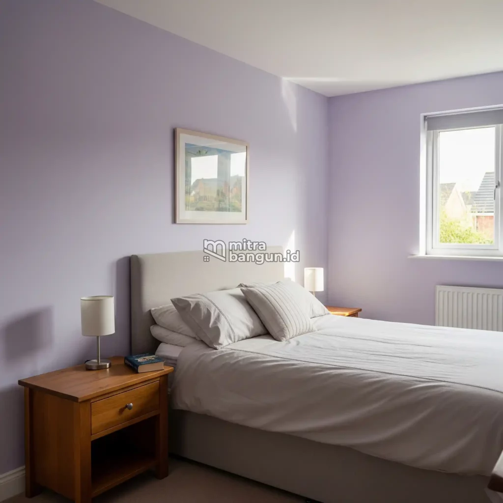 warna kamar cocok ada ungu lavender