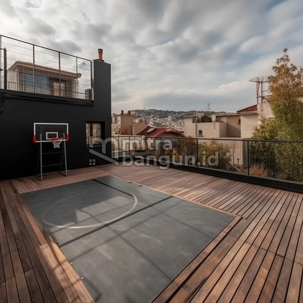 rooftop untuk olahraga di rumah