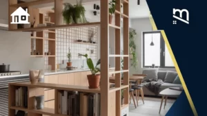 desain sekat dapur dan ruang keluarga