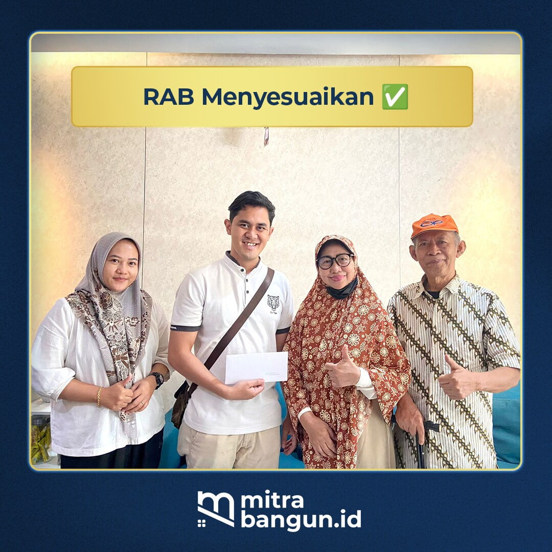 RAB menyesuaikan pada jasa bangun rumah solo
