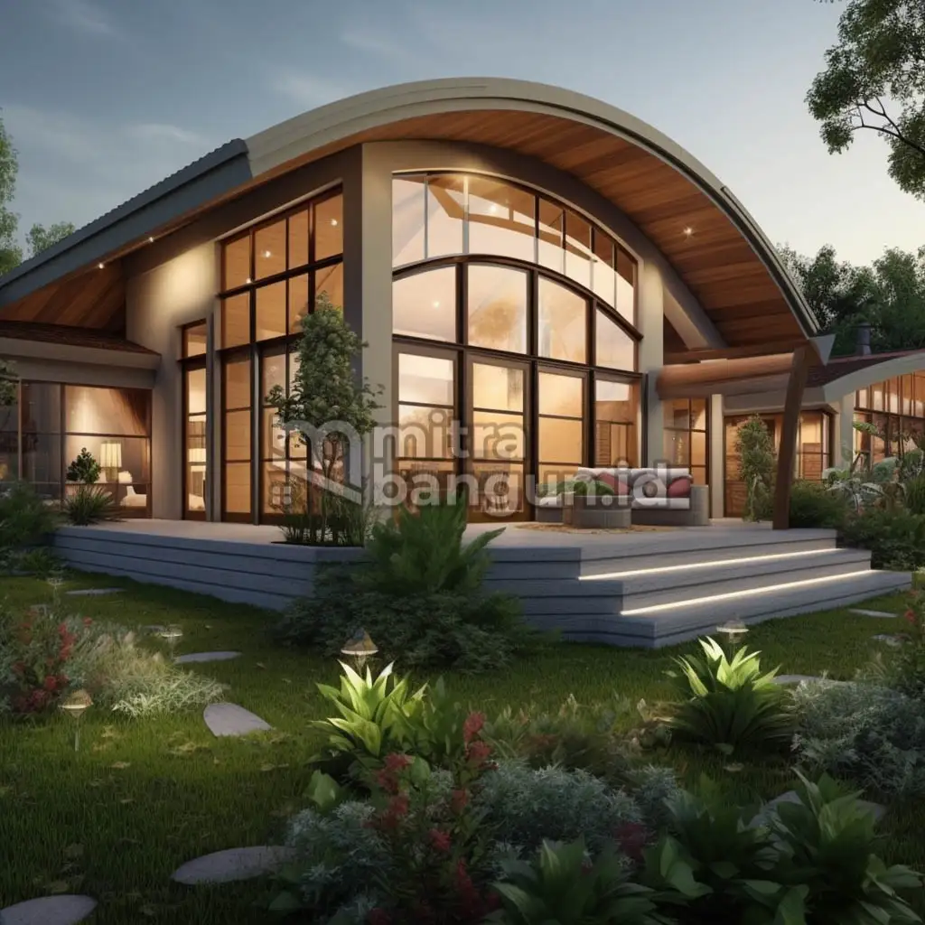 Model atap rumah terbaru melengkung