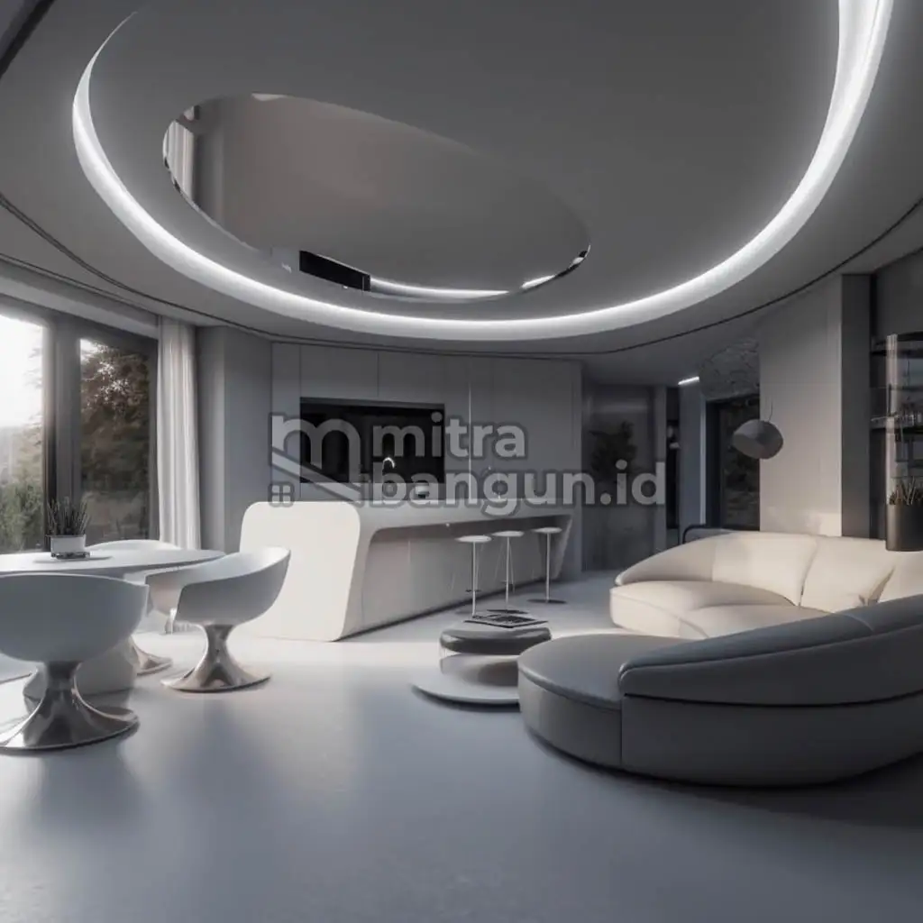 model plafon rumah yang futuristik dan canggih