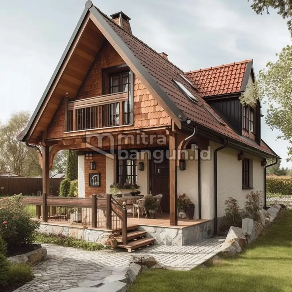 model rumah kayu sederhana tapi indah eropa
