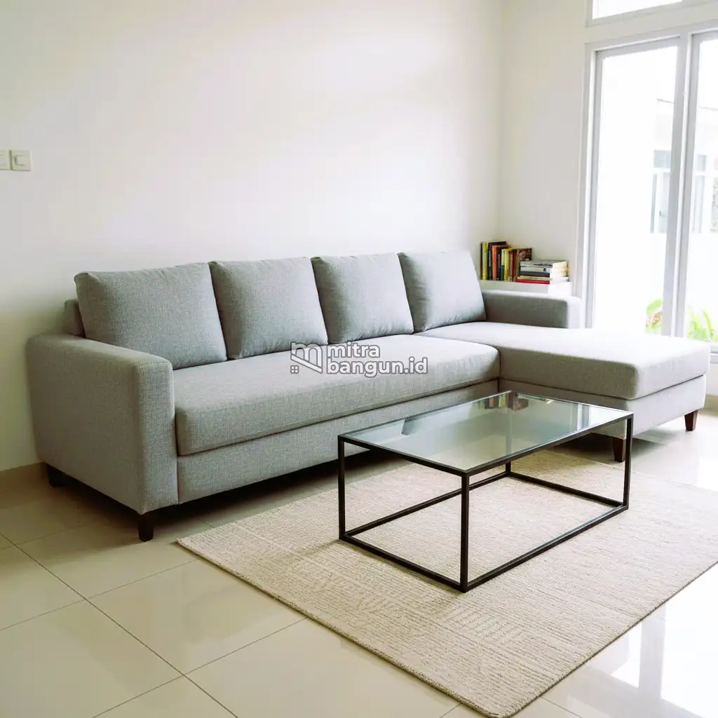 Sofa Letter L Minimalis ide sofa di rumah