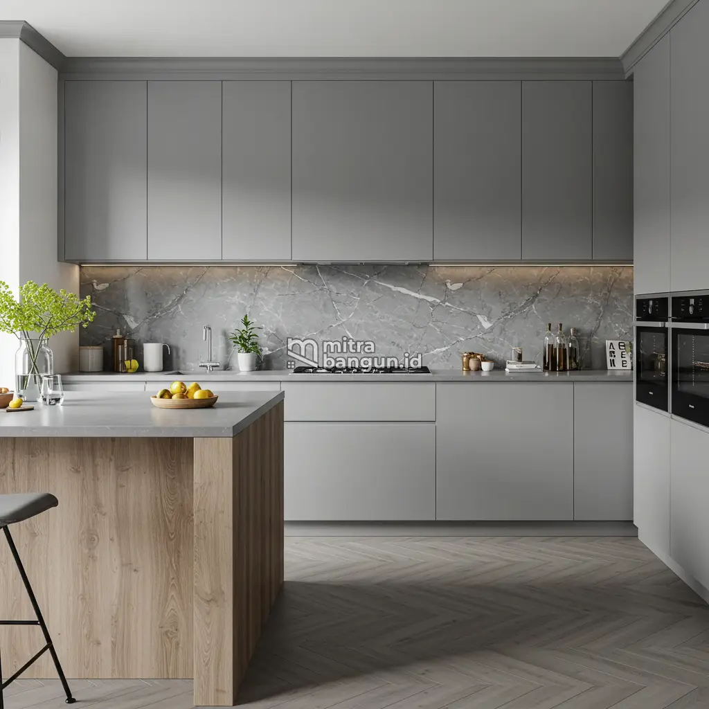 Dapur Minimalis Modern yang Cerah