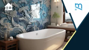 keramik dinding kamar mandi motif bunga