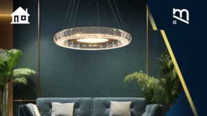 lampu led plafon di ruang tamu