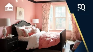 kamar warna pink
