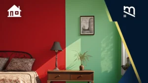 cat rumah warna hijau kombinasi
