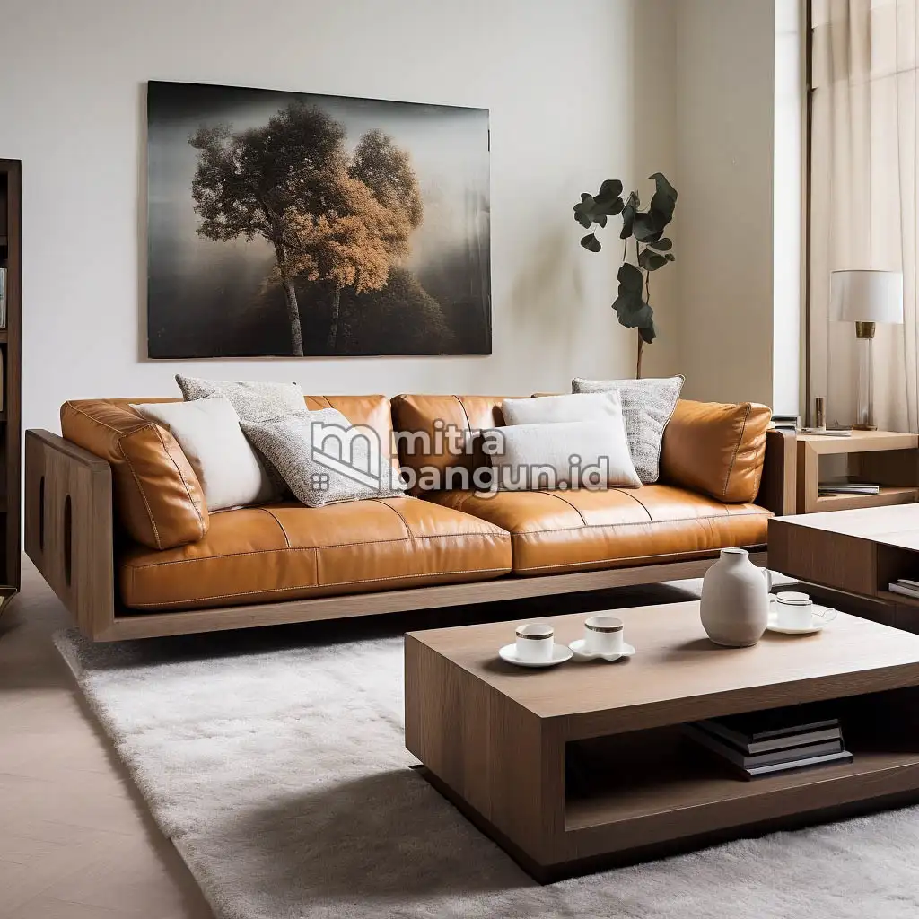 merawat sofa kulit dengan letak yang sesuai