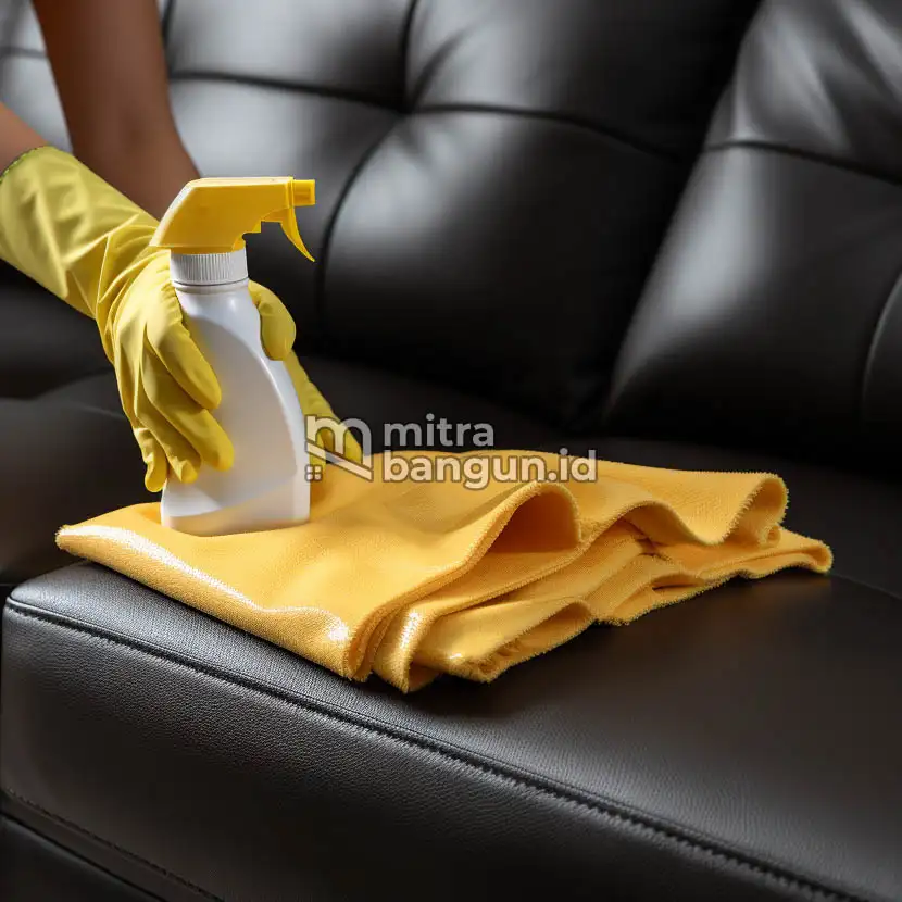 merawat sofa kulit pakai pelembab