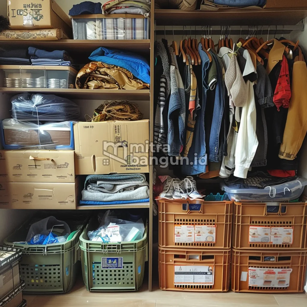 rumah banyak nyamuk karena banyak tumpukan barang