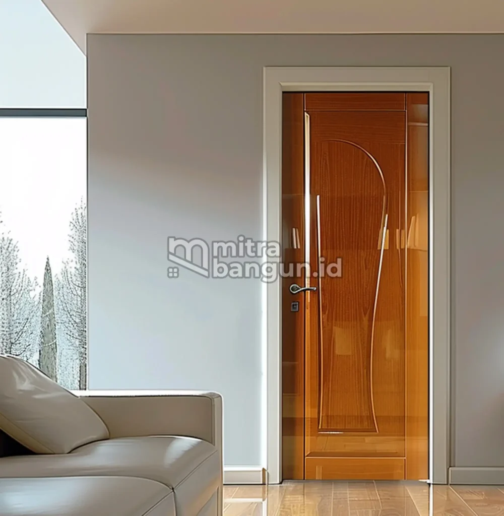 model pintu pernis modern