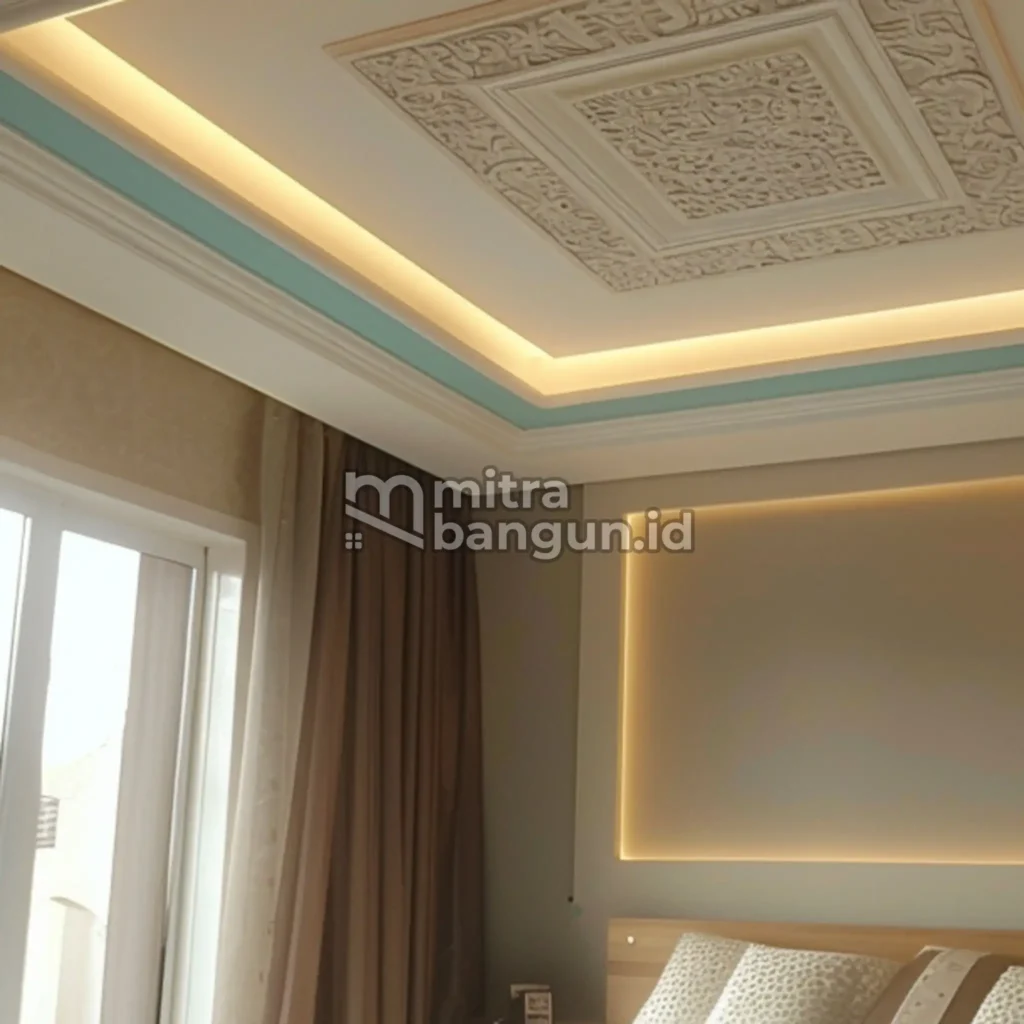 Plafon Gypsum Kamar ukuran 3x3