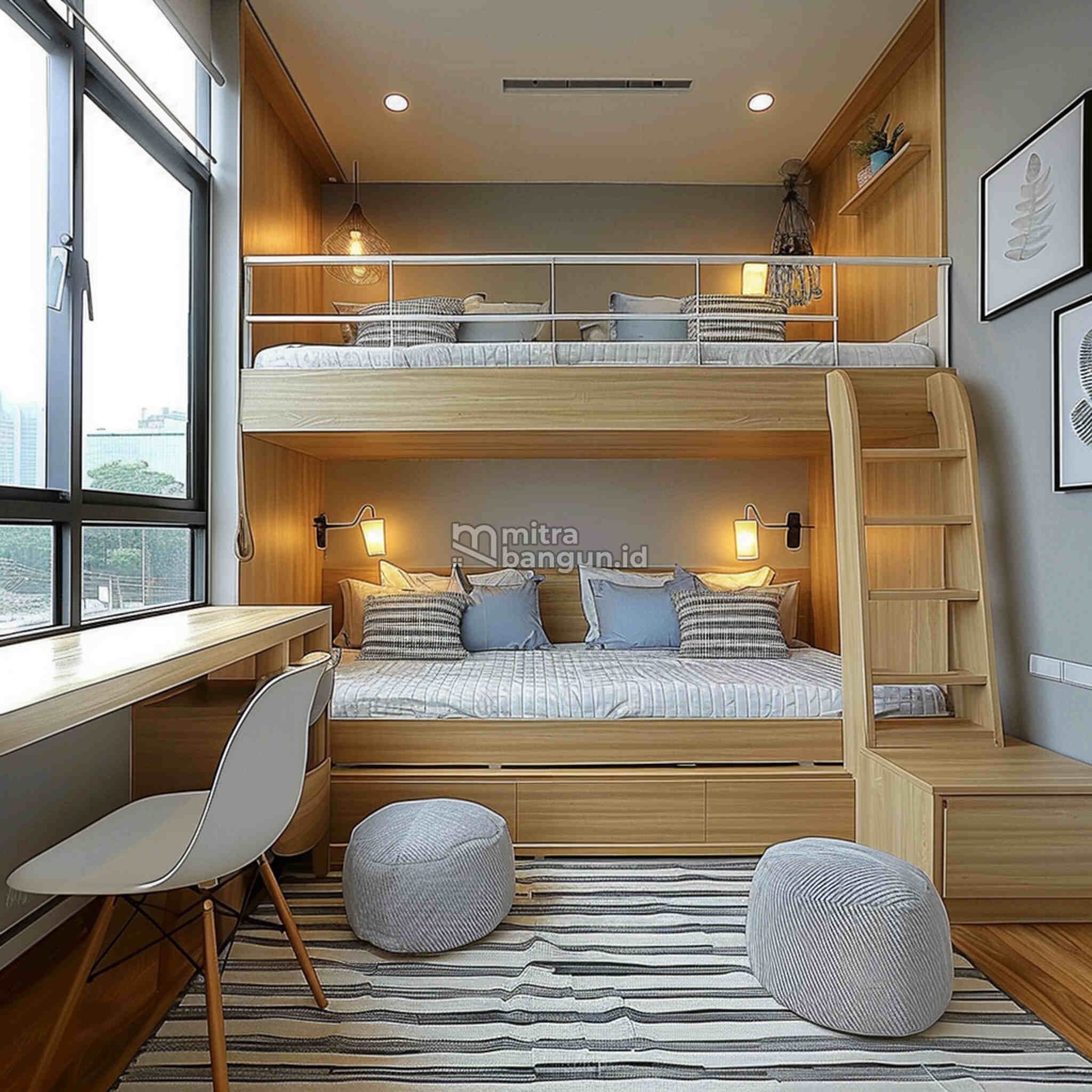 Kamar Kos Minimalis 2 Ranjang