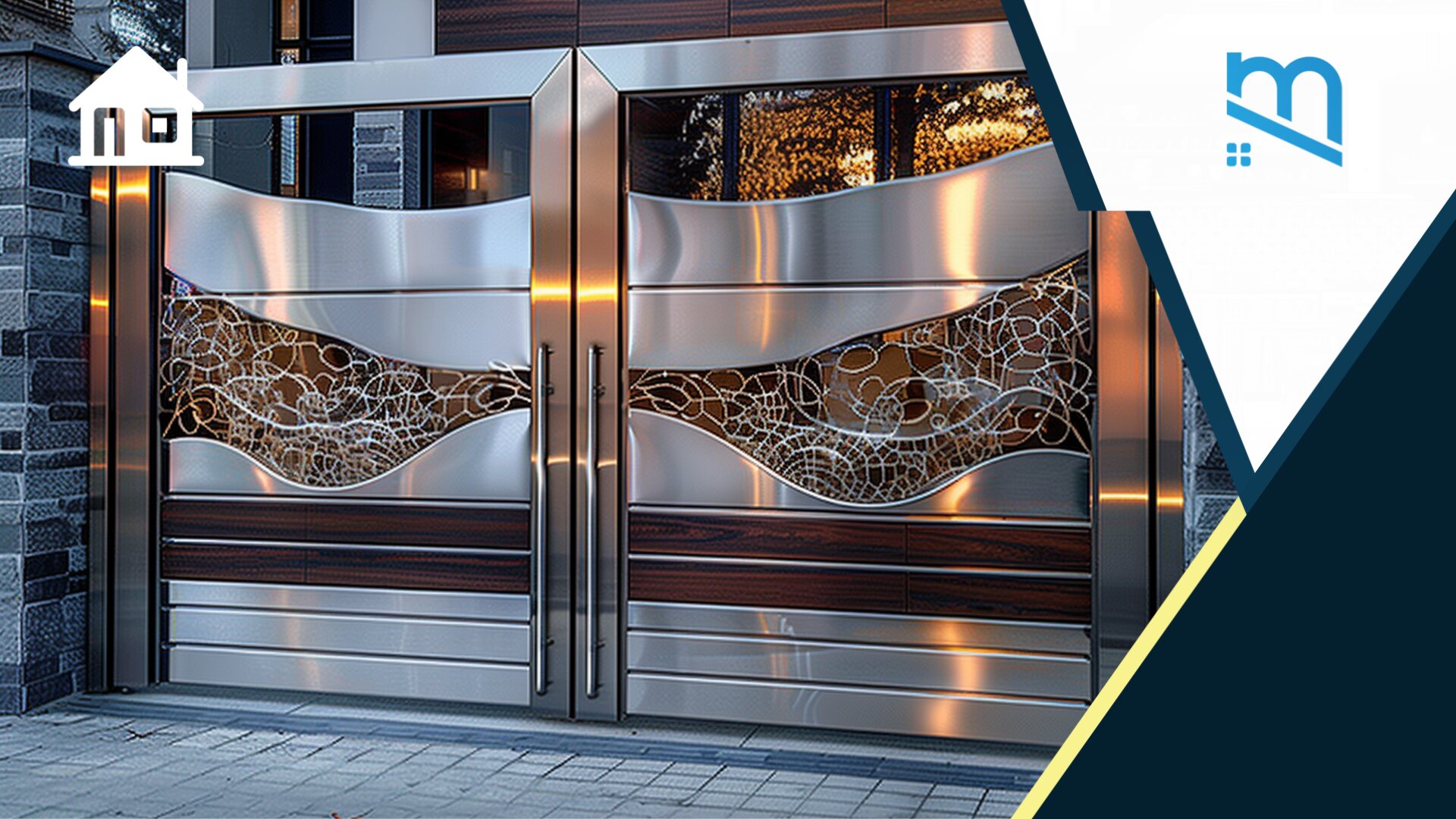 model pintu pagar dorong minimalis