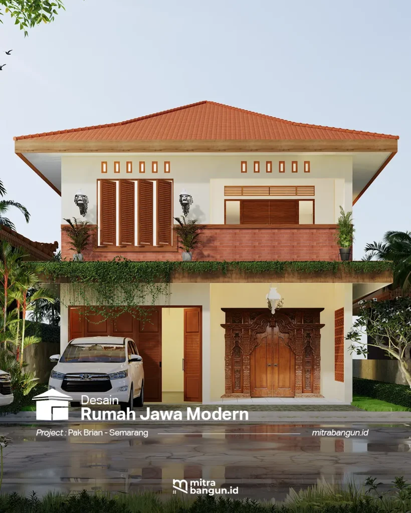 desain rumah surabaya gaya jawa modern