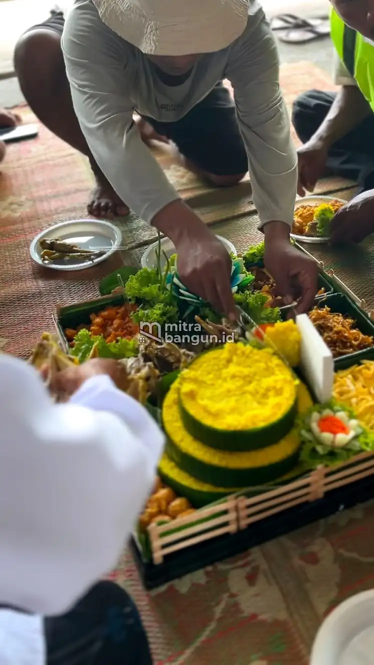 dokumentasi doa bersama untuk rumah baru