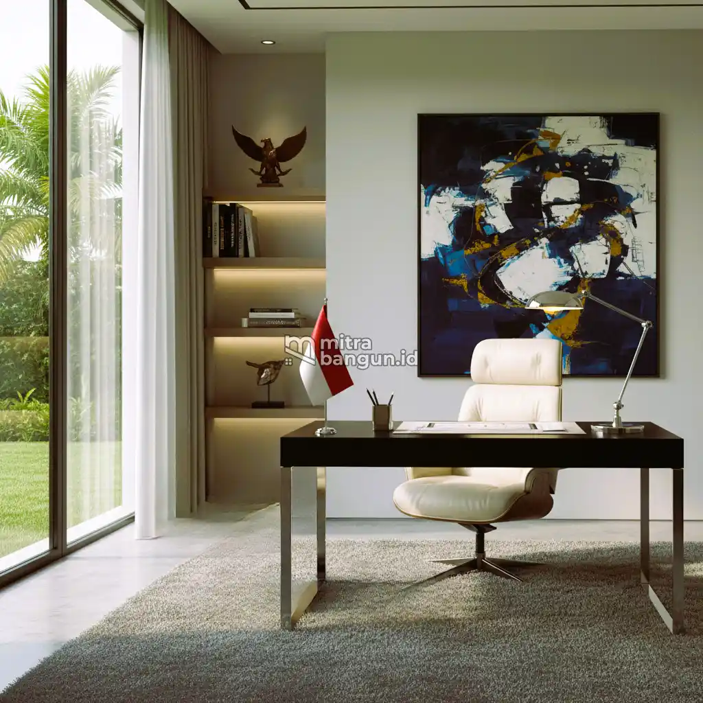 interior rumah mewah di tempat kerja