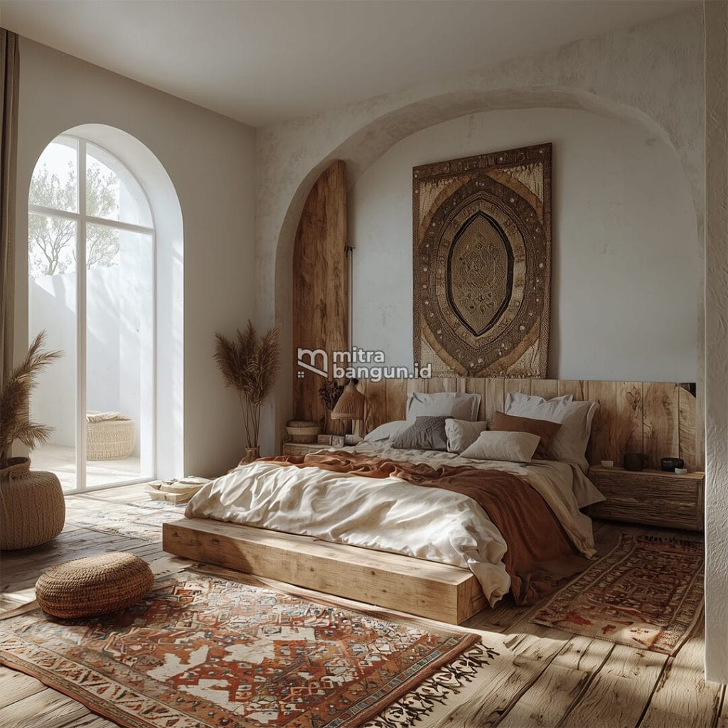 Gaya Bohemian untuk Interior Kamar Tidur