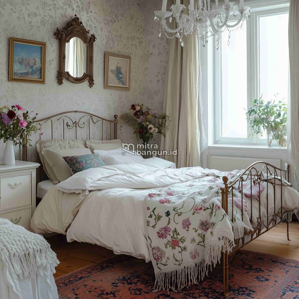 Interior Kamar Tidur vintage