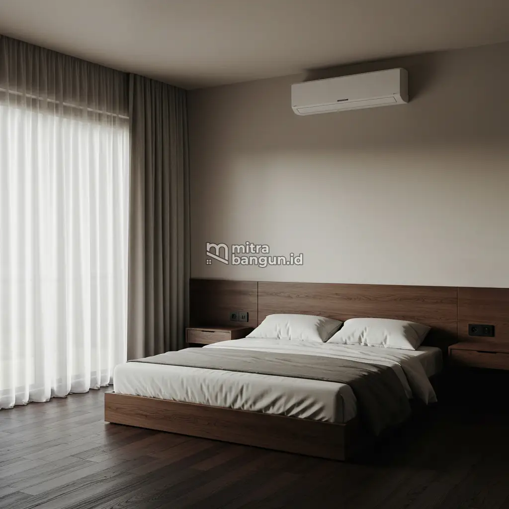 kamar tidur dengan ac bisa menimbulkan debu