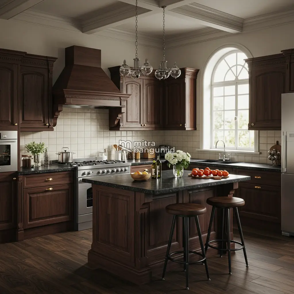Kitchen Set Mewah Klasik