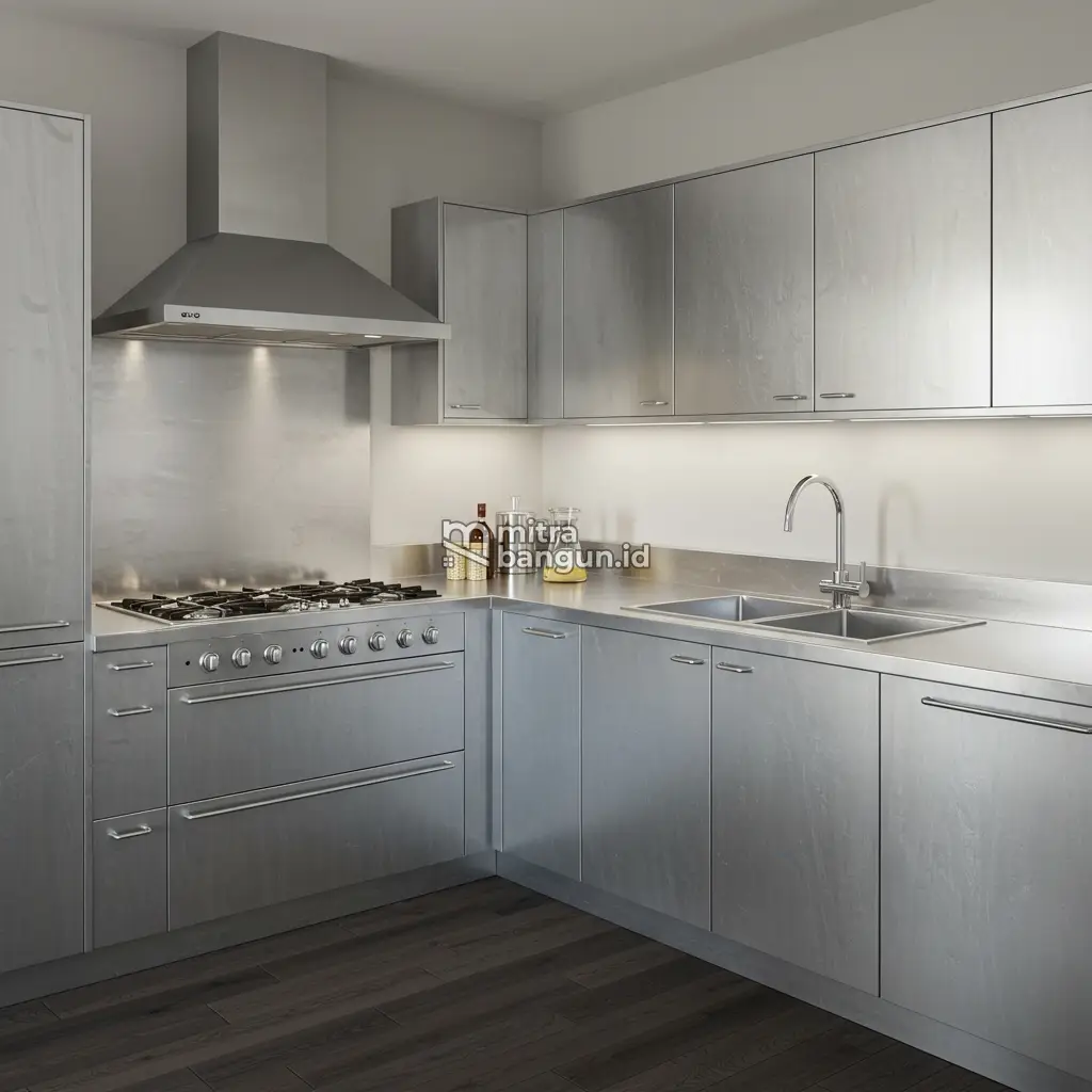 Kitchen Set Mewah Aluminium