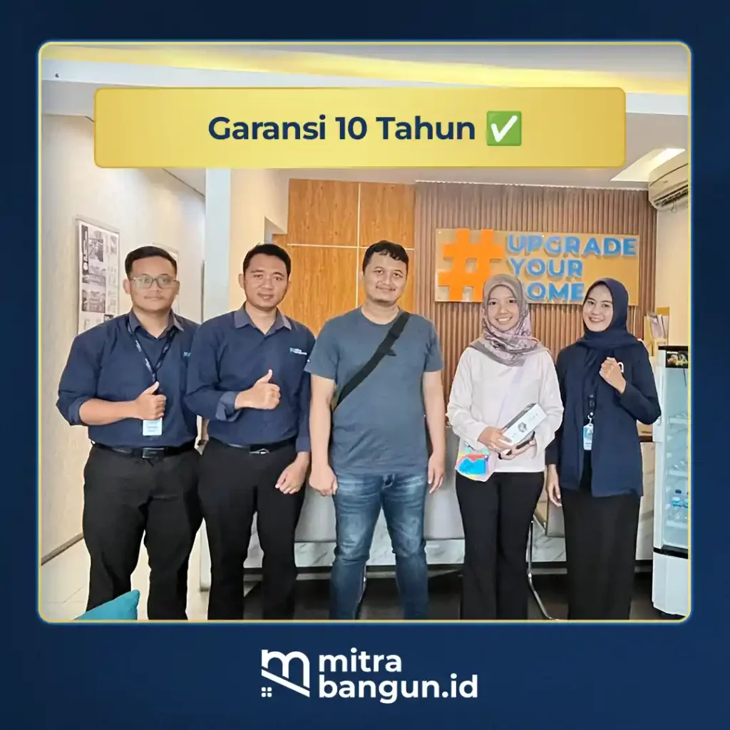 kontraktor rumah kota gresik memberi garansi 10 tahun