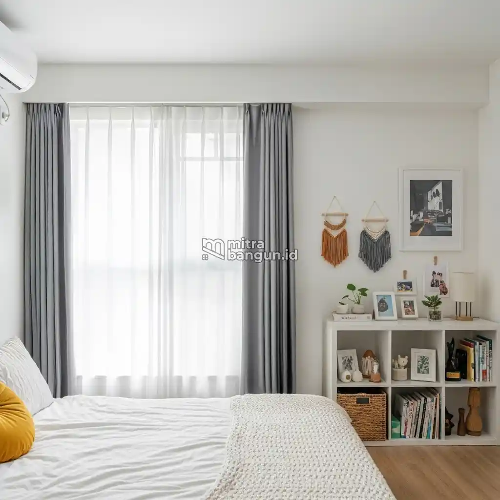 foto Gorden Jendela Kamar Minimalis