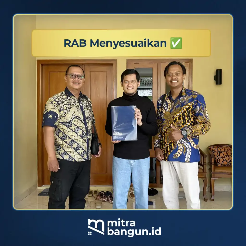 Jasa bangun rumah pasuruan bisa menyesuaikan RAB