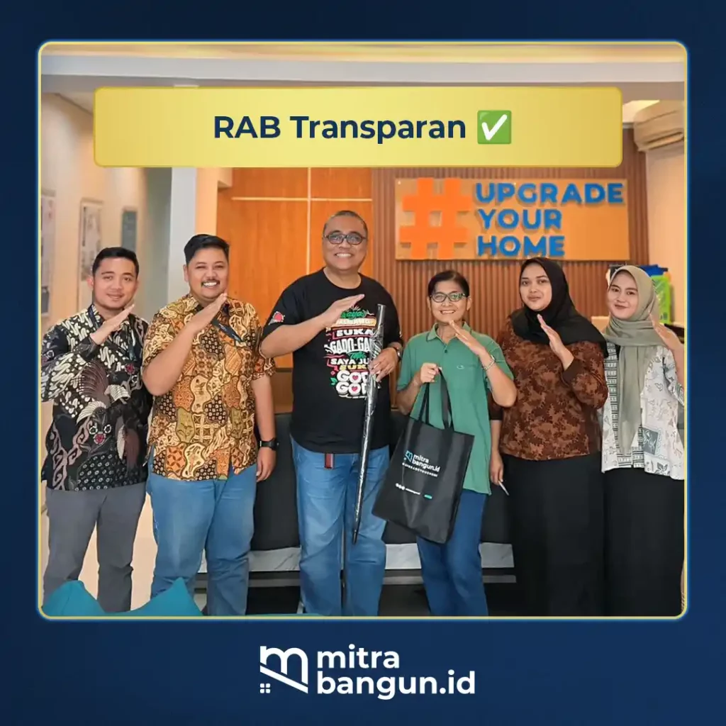 renovasi rumah bekasi dengan RAB transparan