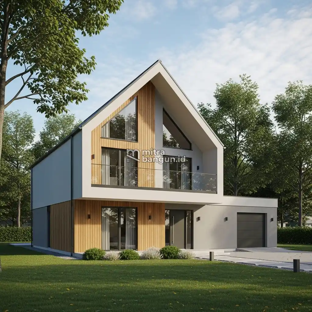 Rumah mewah dengan konsep Desain Scandinavian