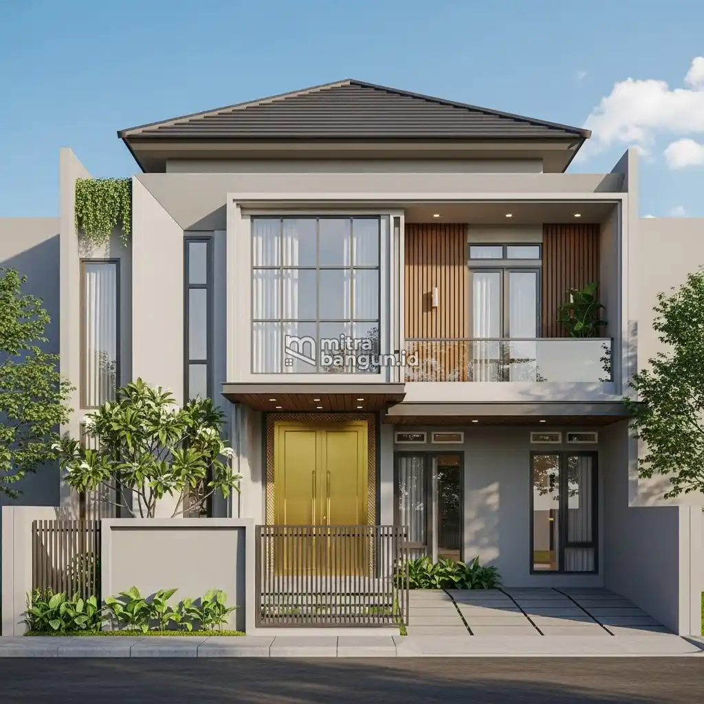 Desain Rumah 2 Lantai Terbaik Mewah