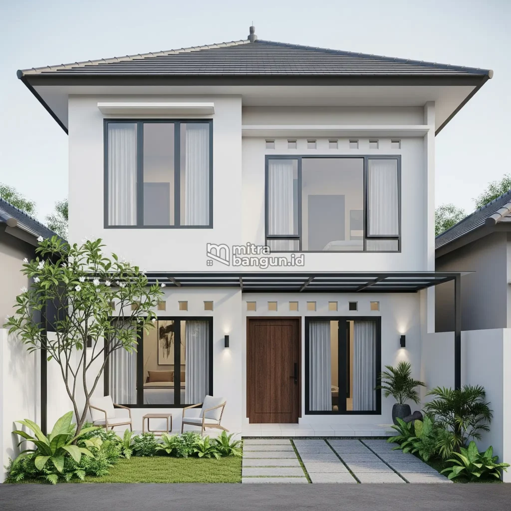 Desain Rumah Minimalis 2 Lantai Sederhana