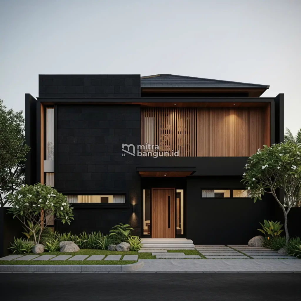 Desain Rumah Minimalis dengan Sentuhan Kayu
