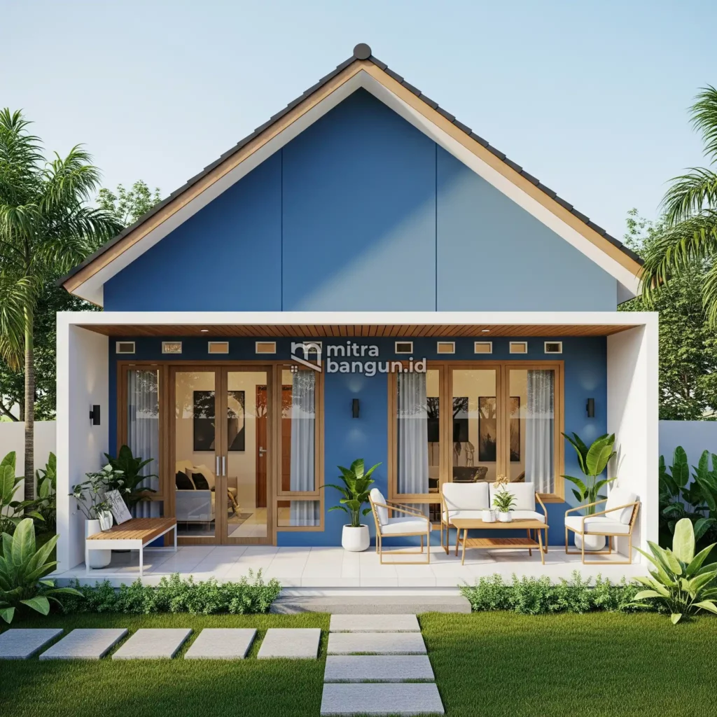 Rumah Minimalis dengan Teras Luas