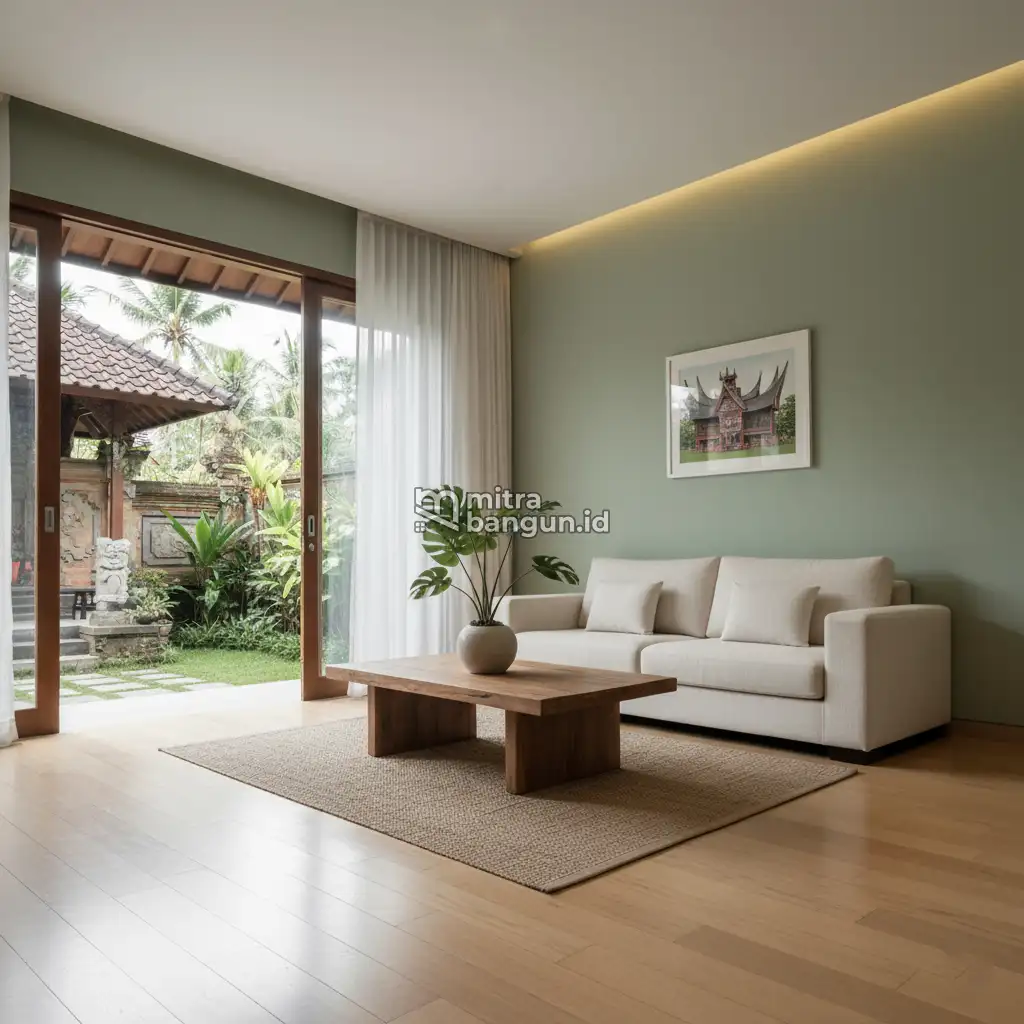 Desain Interior Ruang Tamu Esktra Minimalis