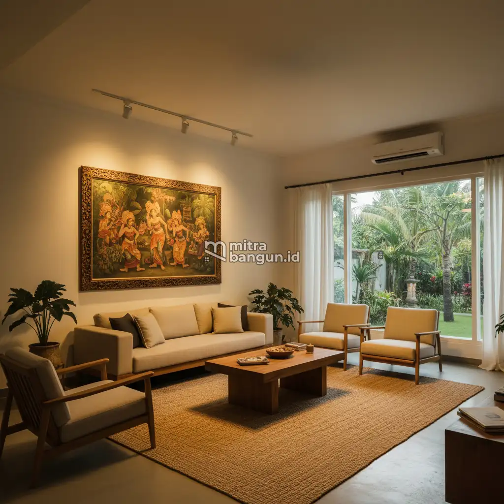 Desain Interior Ruang Tamu ala Studio