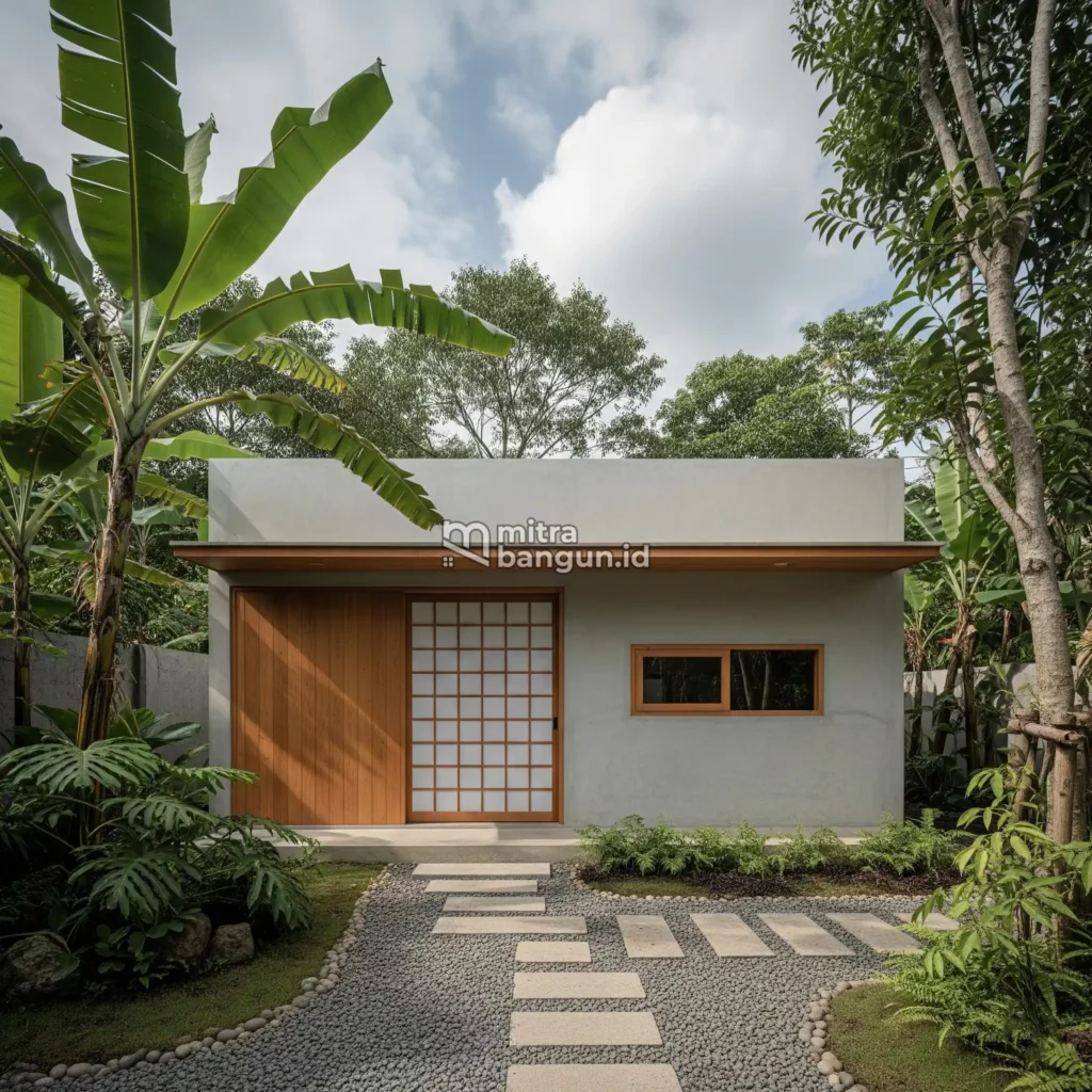 Model Rumah Minimalis 1 Lantai ala Jepang