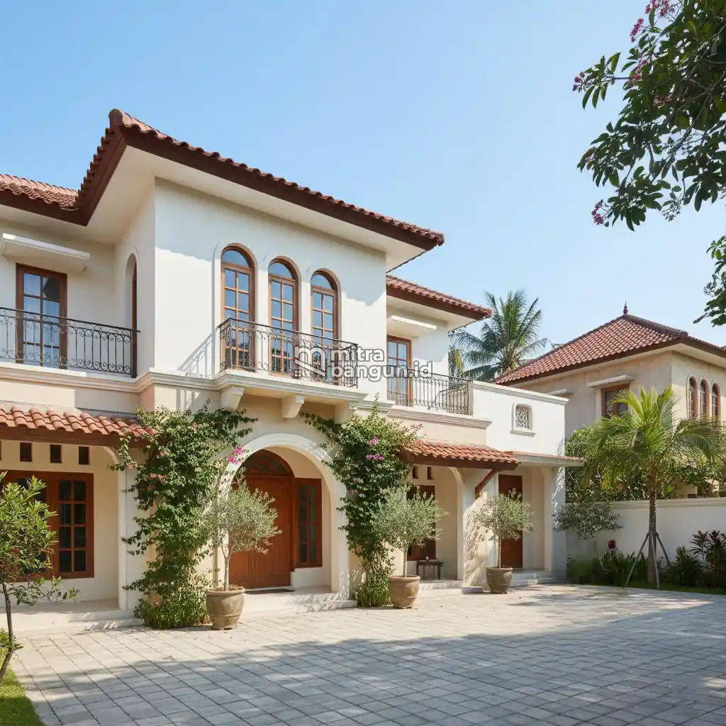 Model Rumah Minimalis Gaya Mediterania