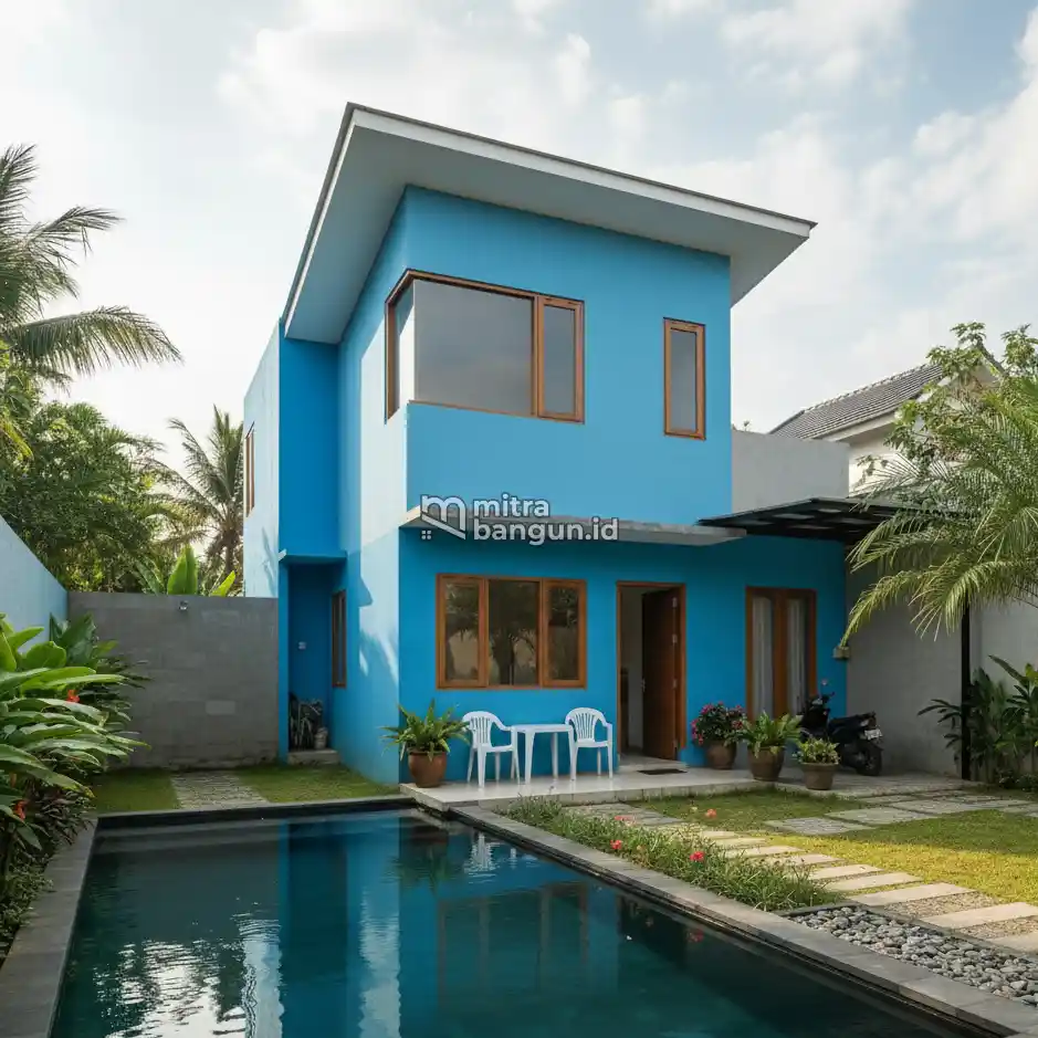 Model Rumah Minimalis dengan Kolam Renang