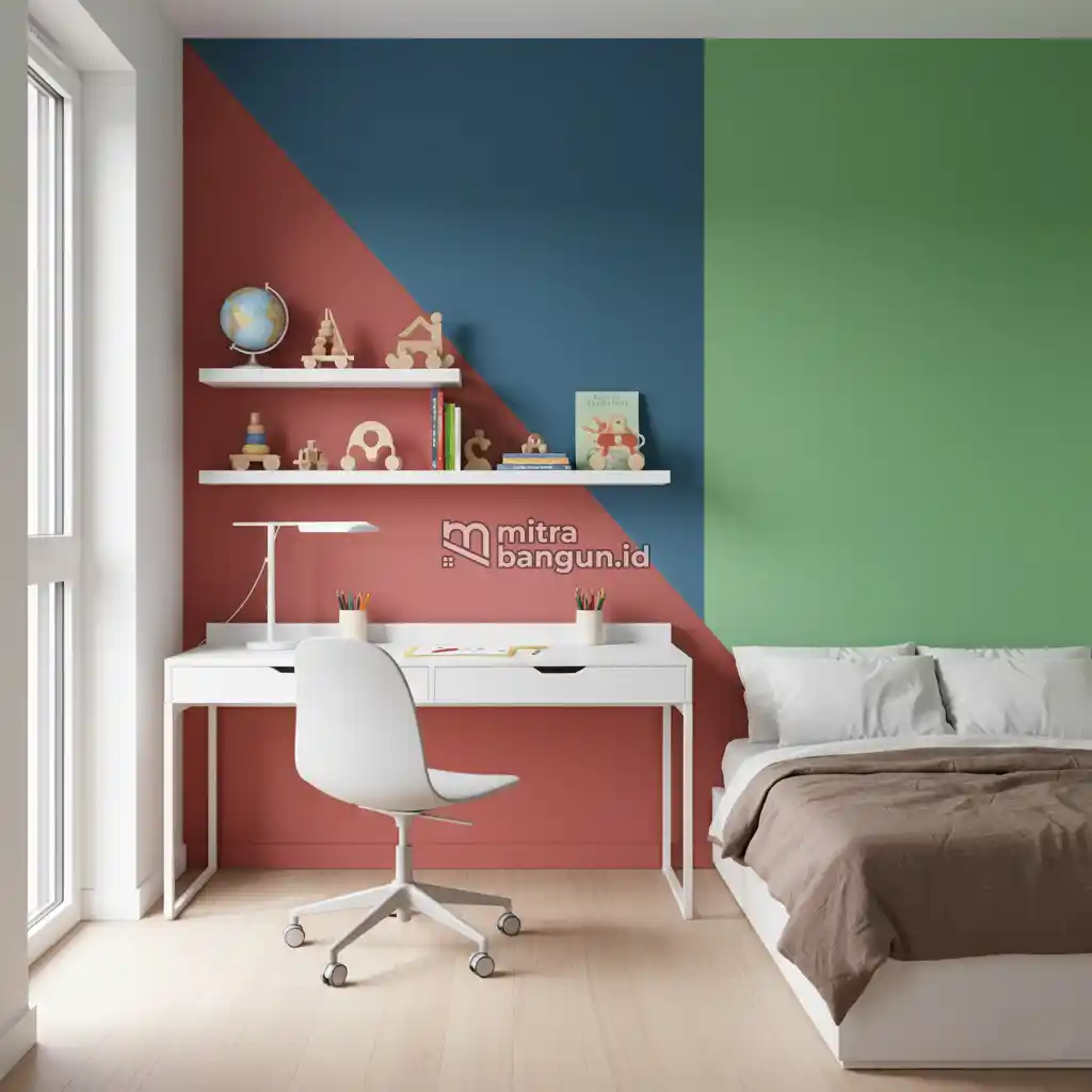 Kamar Anak Minimalis Cat Dinding Variatif