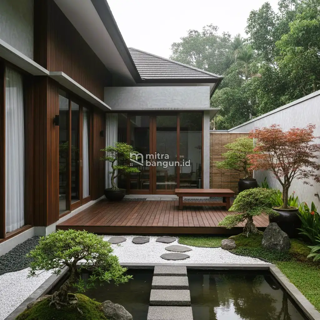 Inspirasi Taman Belakang Rumah ala Jepang