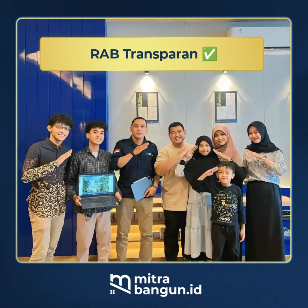 RAB transparan dari jasa bangun rumah bandung