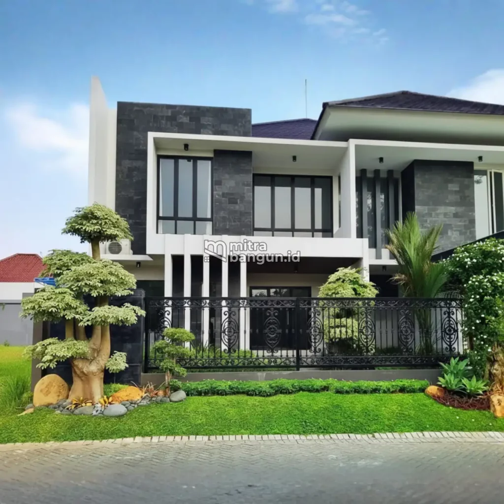 Taman Depan Rumah Mewah