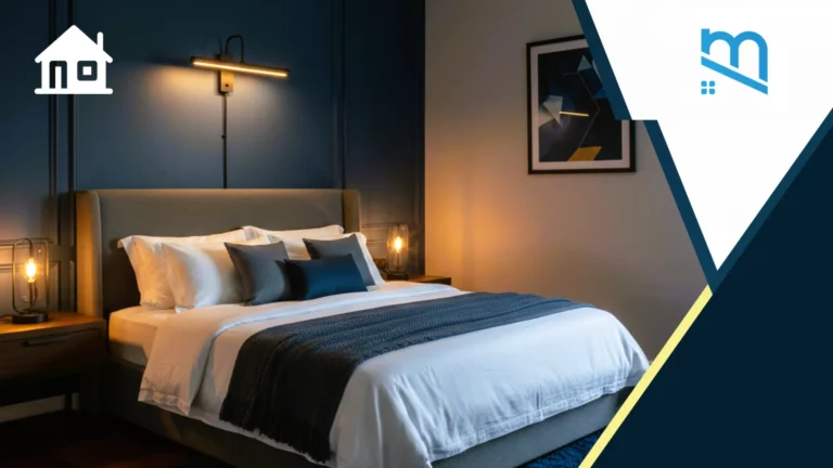 kamar warna biru