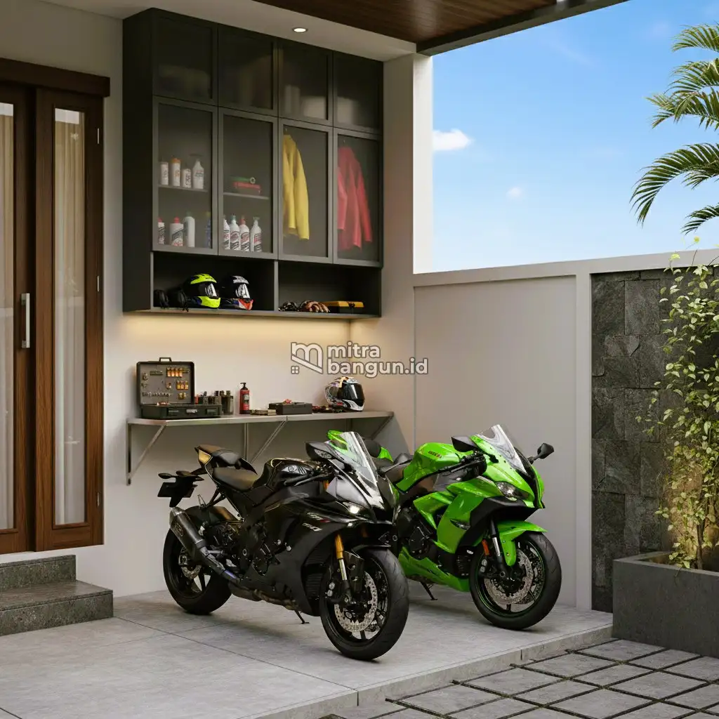 parkiran motor Area Parkir Multifungsi