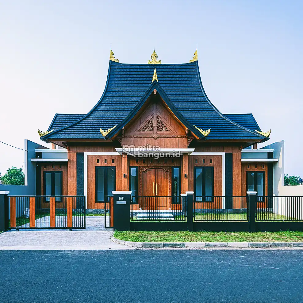 Rumah Joglo Hitam Emas